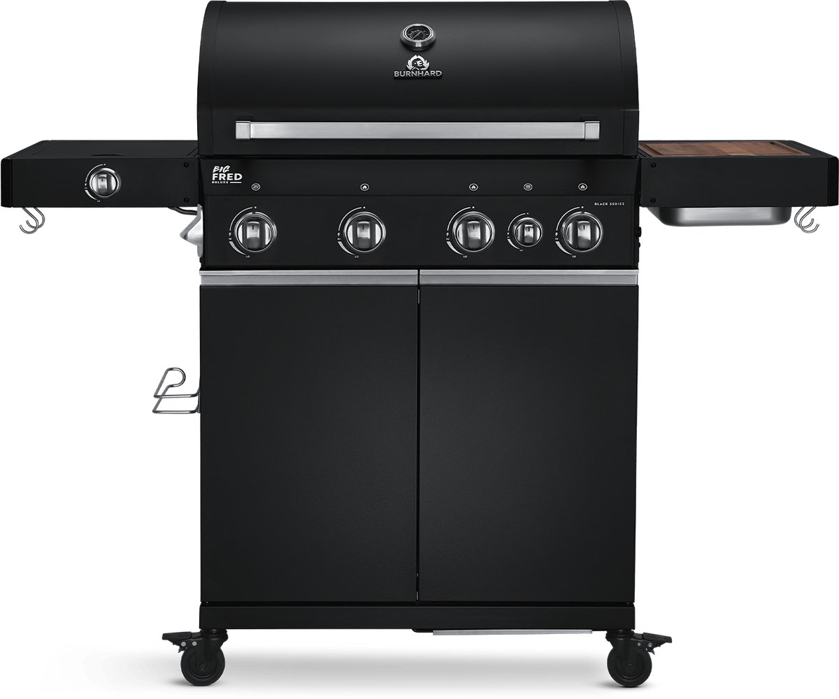 BURNHARD 4 Branders gasbarbecue Big FRED Black Series 3