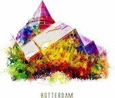 Rotterdam poster | Kubuswoningen | Pop art poster | 30x30