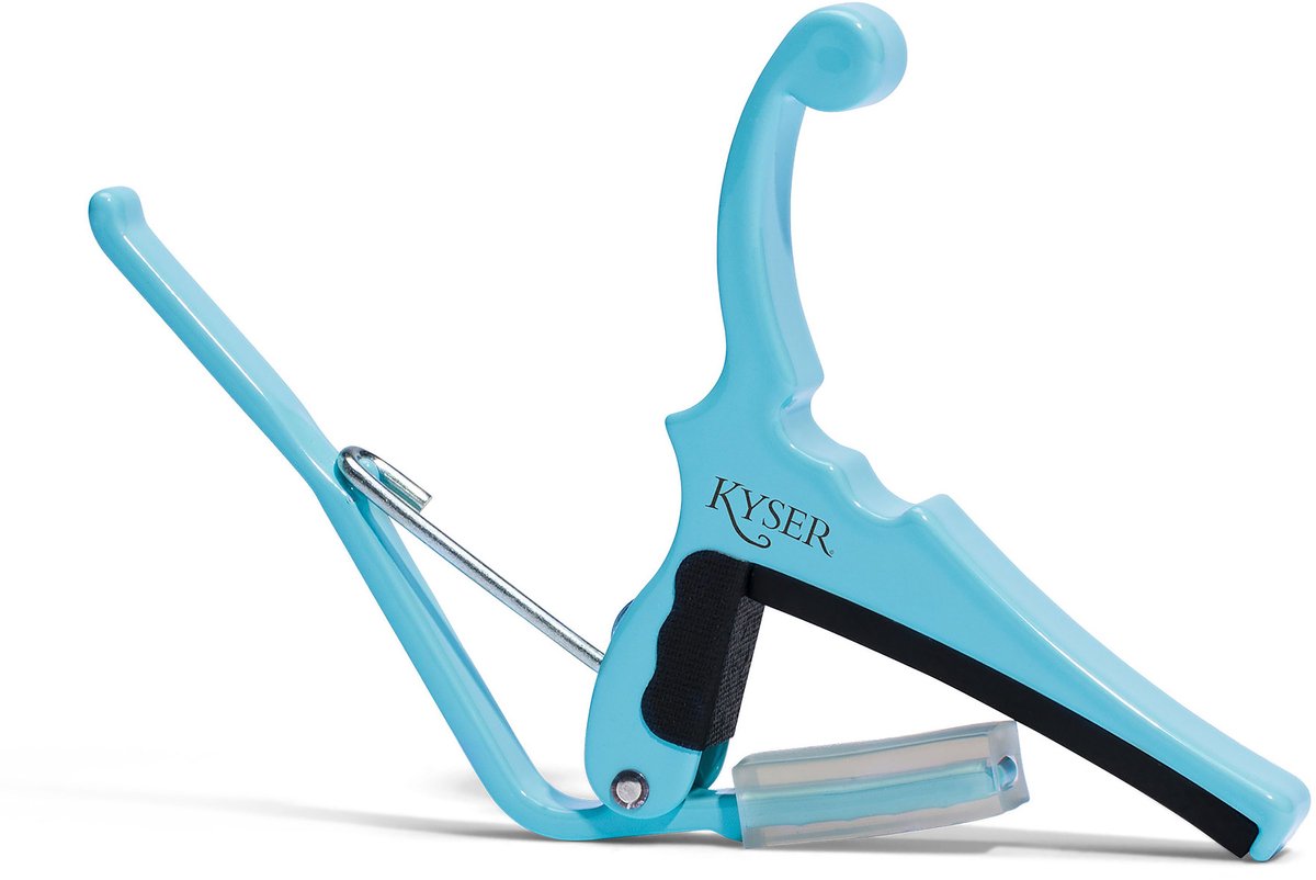 Kyser x Fender Quick-Change Electric Capo Daphne Blue capo voor elektrische gitaar