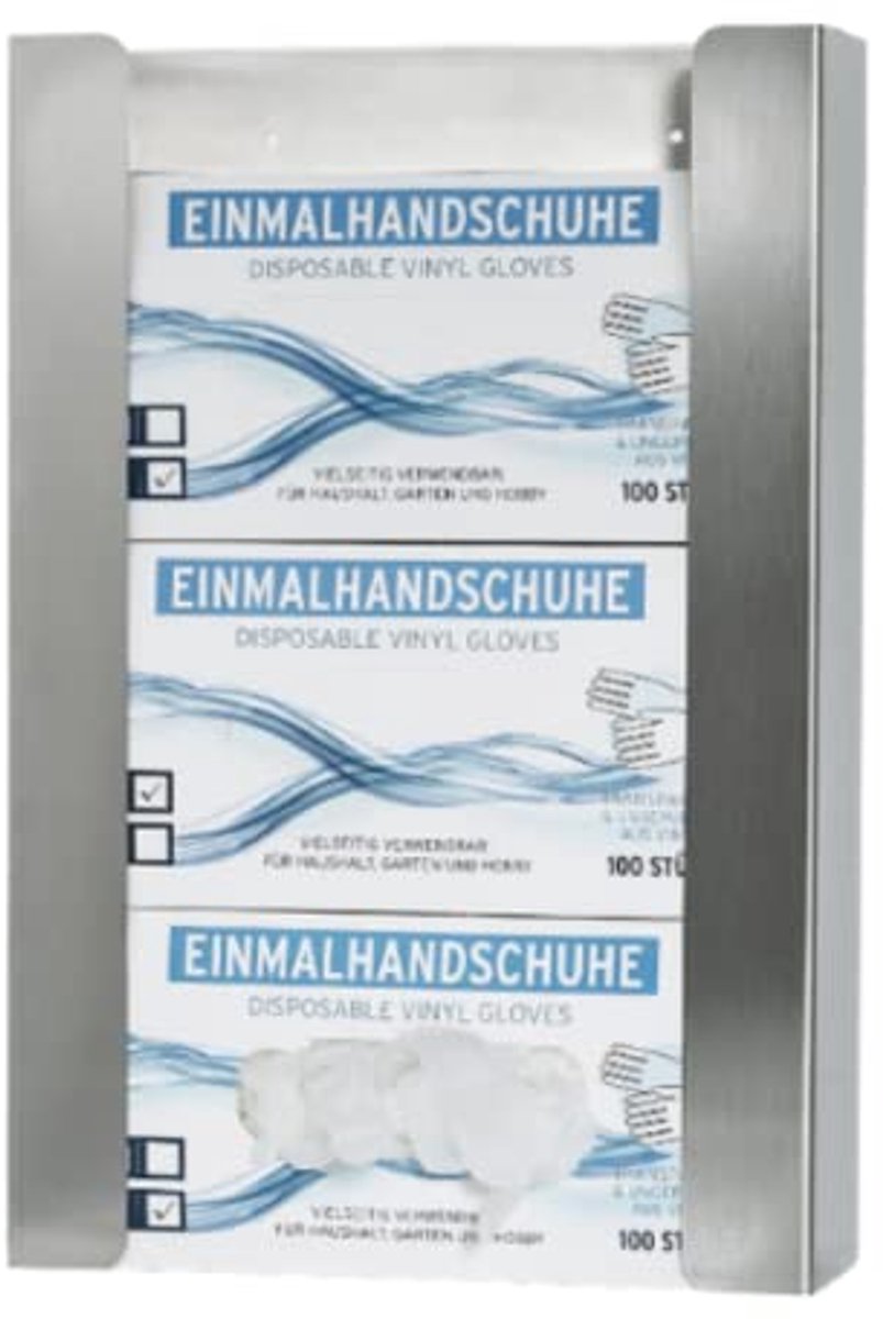 Handschoenhouder met 3 vakken