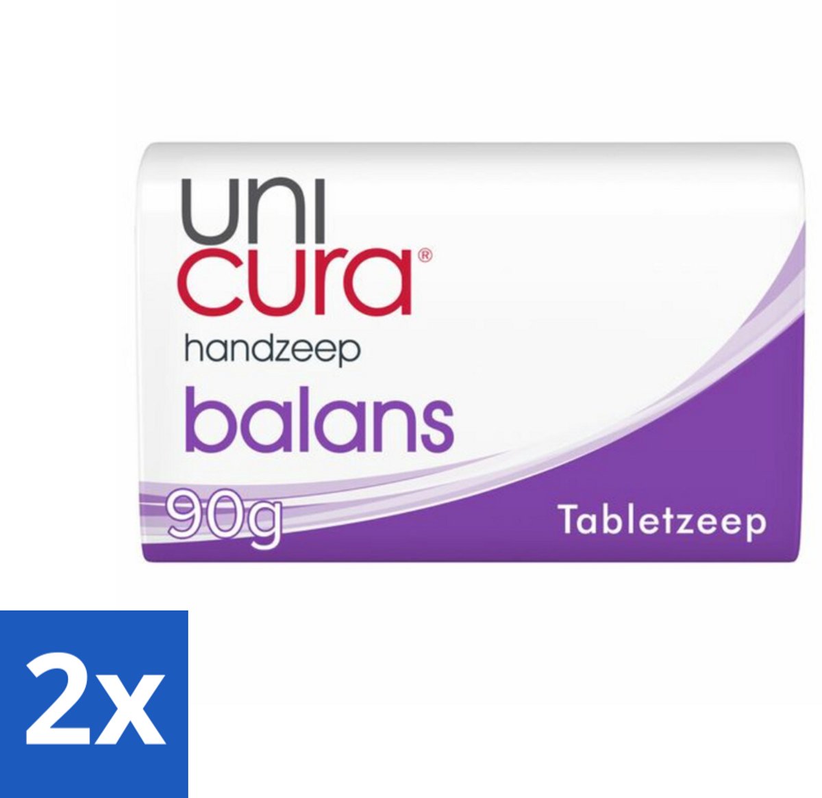 Unicura Tabletzeep Anti Bacterieel Balans 180 gr - Voordeelverpakking - 2 stuks