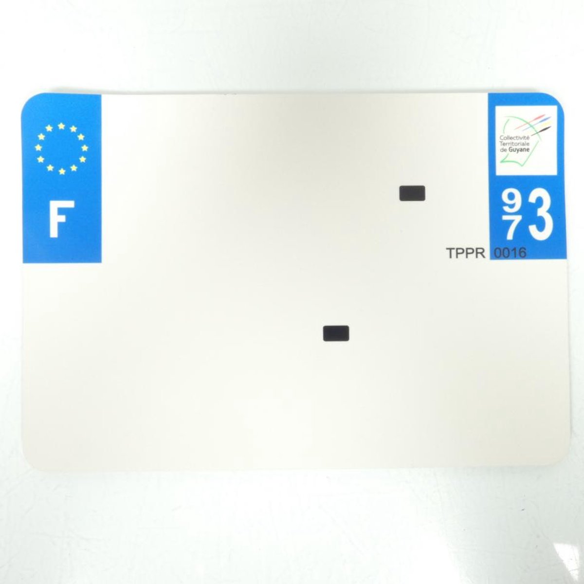 Plaque d immatriculation TOP PLAQ pour Auto Neuf