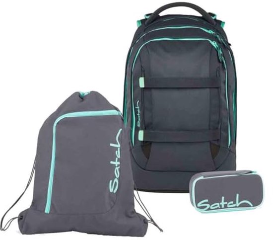Renewold Schoolrugzakset, 3-delig, met brooddoos, pennenetui, meisjes