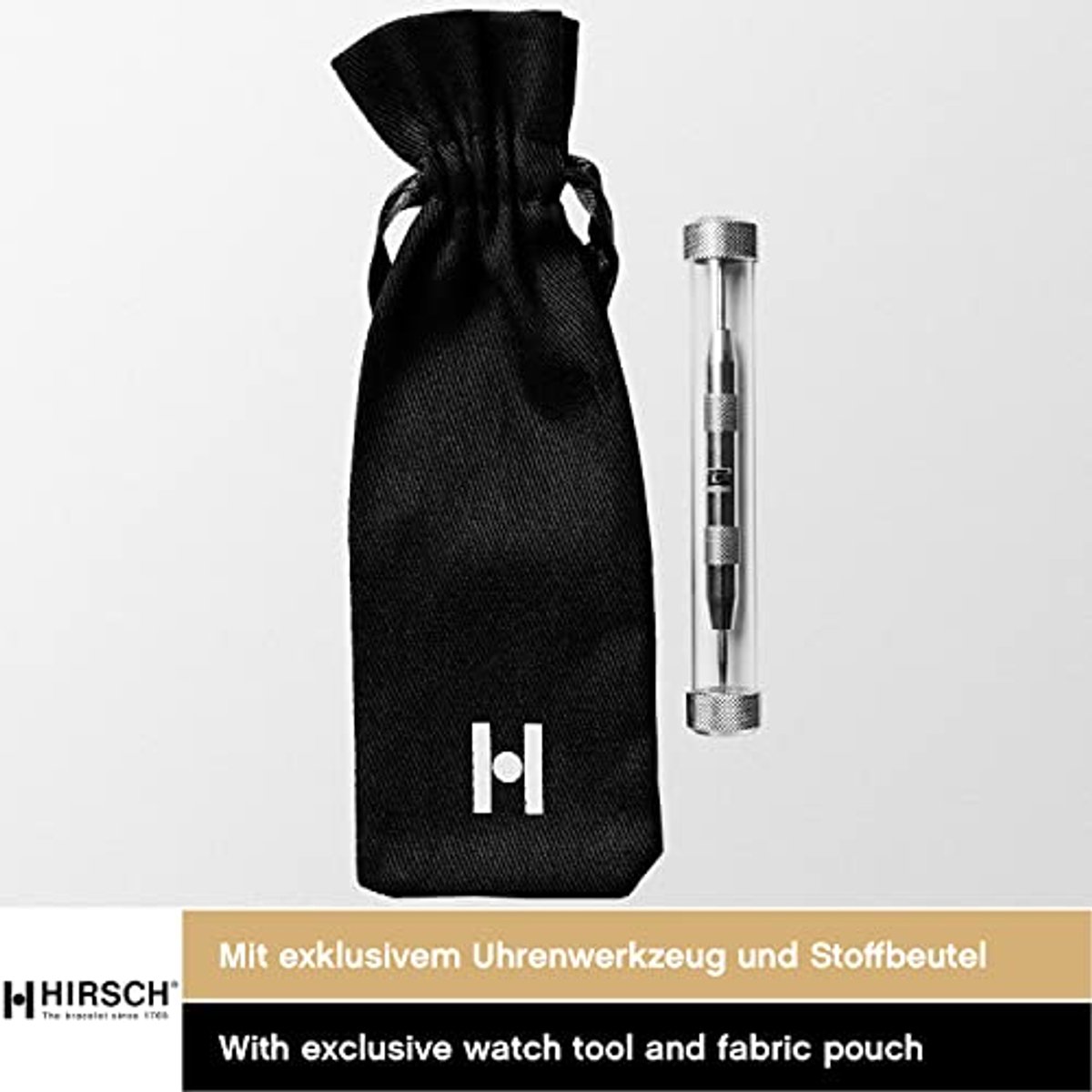 Elegante horlogeband van echt kalfsleer voor dames en heren - klassiek design en comfortabel