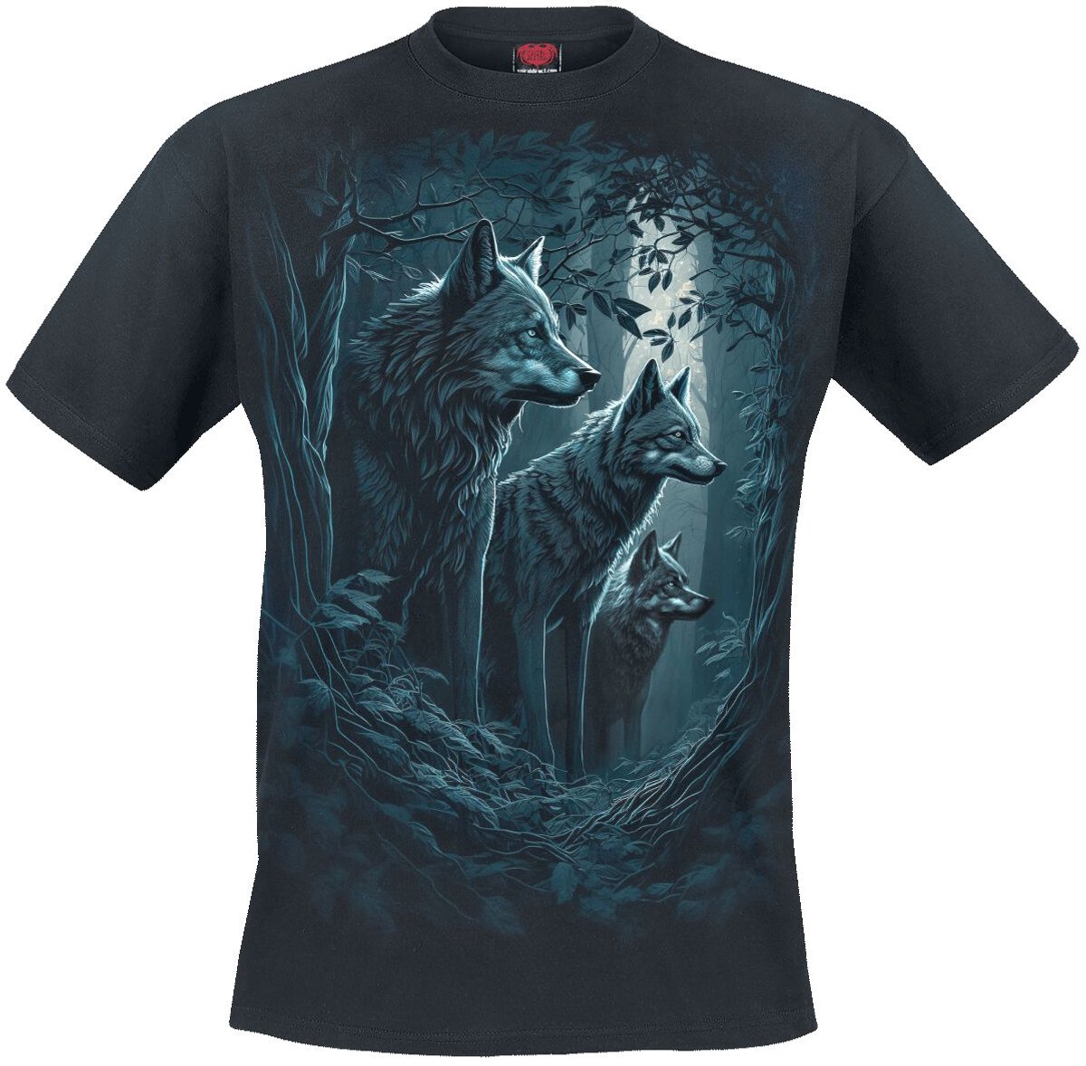 Spiral Forest Guardians Heren T-shirt - zwart - XXL