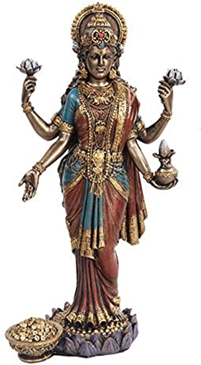 10 Inch Mythologisch Indiase Godin Standbeeld