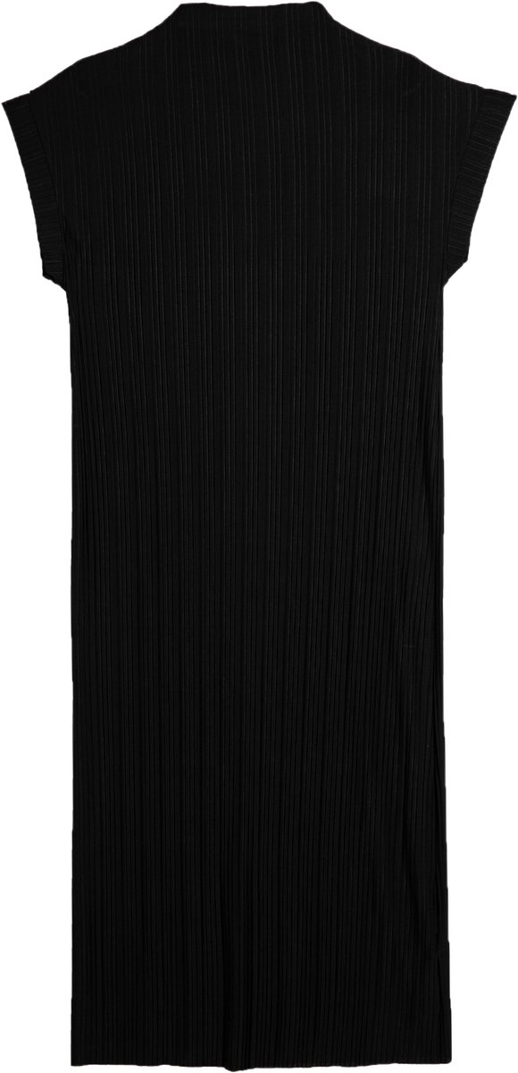Midi-lengte Rechte kraag Midikleid