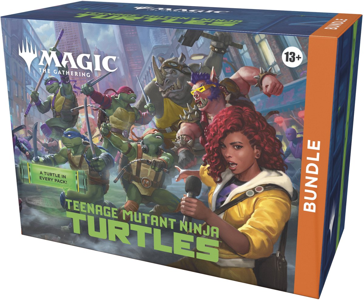 Magic: The Gathering Teenage Mutant Ninja Turtles Bundle Englisch – 9 Play-Booster, Foil-Promo, Spielkarten, Sammelset - Afbeelding 3