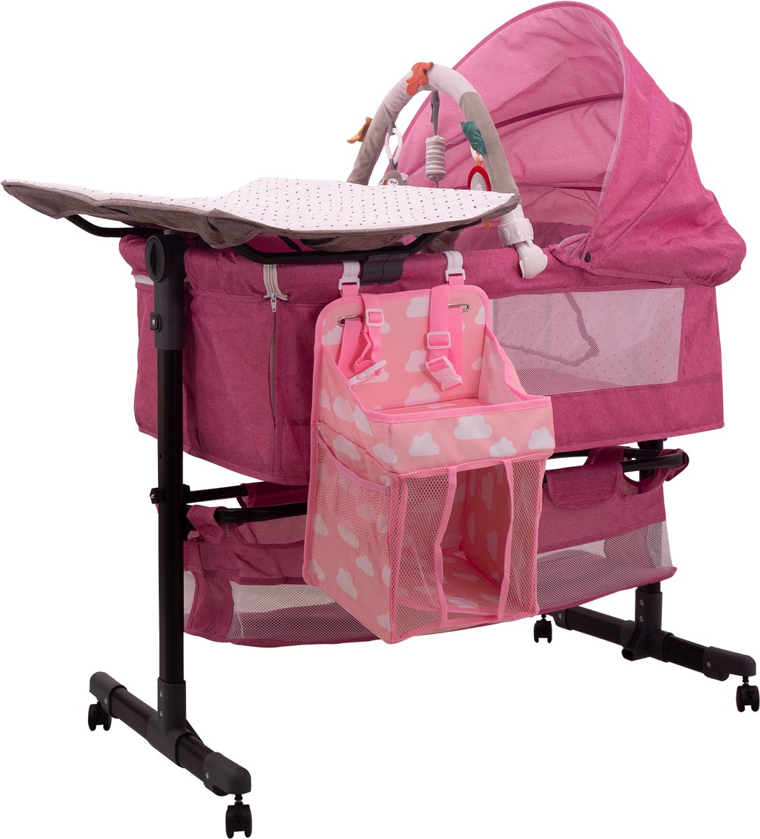 Sorinos 4-in-1 Babybed Roze