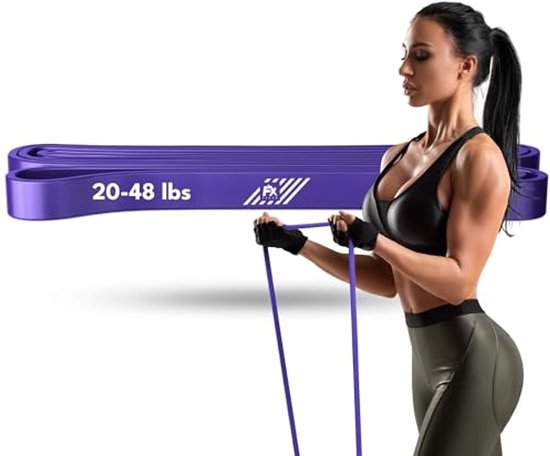 Fit Het Nieuwe Jaar In - Weerstandsbanden Set Van 5 Trainingsbandenset Krachtniveaus Latex Elastische Fysio Fitnessapparatuur Thuisgym Pilates Yoga Workout Inclusief Draagtas