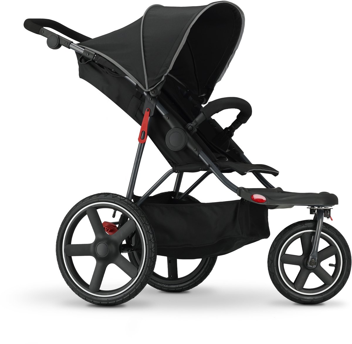 Mooiys Cruze Jogger Hardloop kinderwagen - Zwart