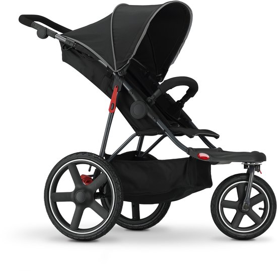 Mooiys Cruze Jogger Hardloop kinderwagen - Zwart - Mooiys - €119,95