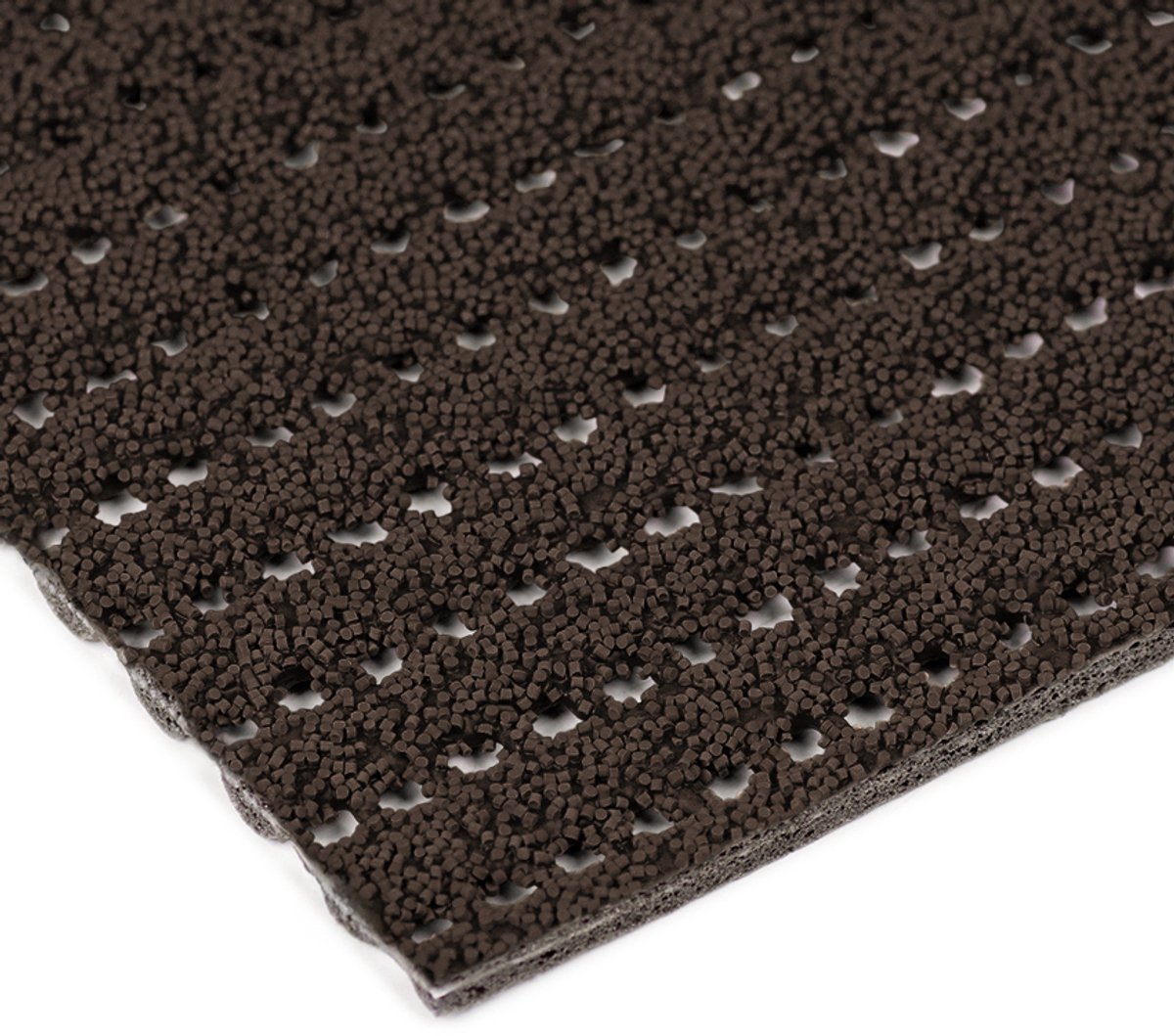 Rubbermagazijn Antislipmat op rol - Kleur Lava - Breedte 60cm - Lengte 180cm - Antislip deurmatten - R13 classificatie Bruin