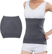 Buikwarmer - Rugwarmer - Tailleondersteuning - Tailleondersteuningsgordel - Afslankgordel - Warm gebreide riem - Elastische tailleband - Warmte- en koudebescherming - XL (2,8-3,2 ft)