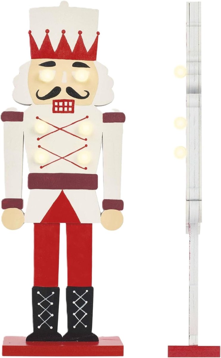 DailySupplies® Notenkraker Kerstdecoratie - Beeld Voor Binnen - Pop Woonkamer - Hout