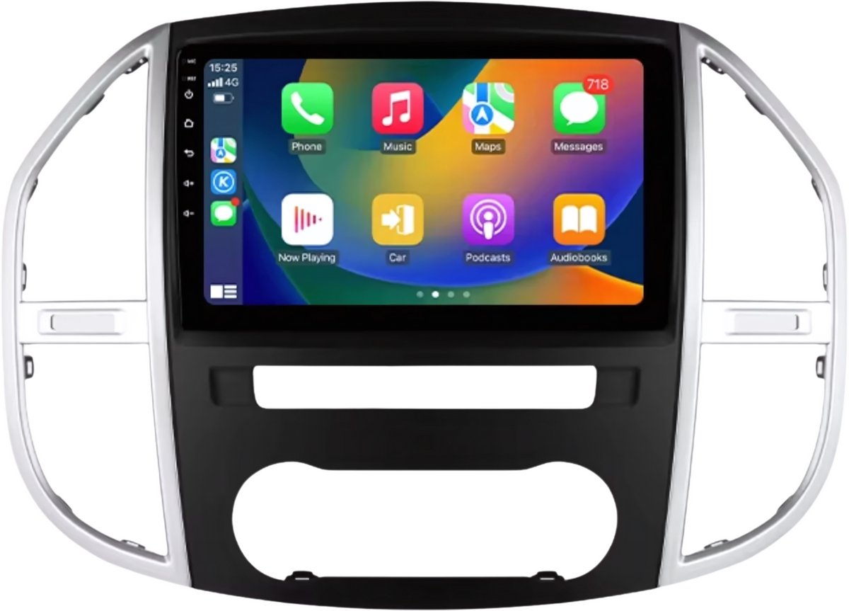 Autoradio met bluetooth - Carplay - Voor Mercedes Benz Vito W447 (2014-2021) - Geschikt voor Apple en Android - Stereo - Navigatie - Navigatiesysteem auto - 2GB 32GB
