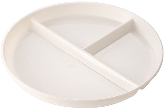 Voorraaddoosset Rond 3 vakken 1200ml | Daily Style