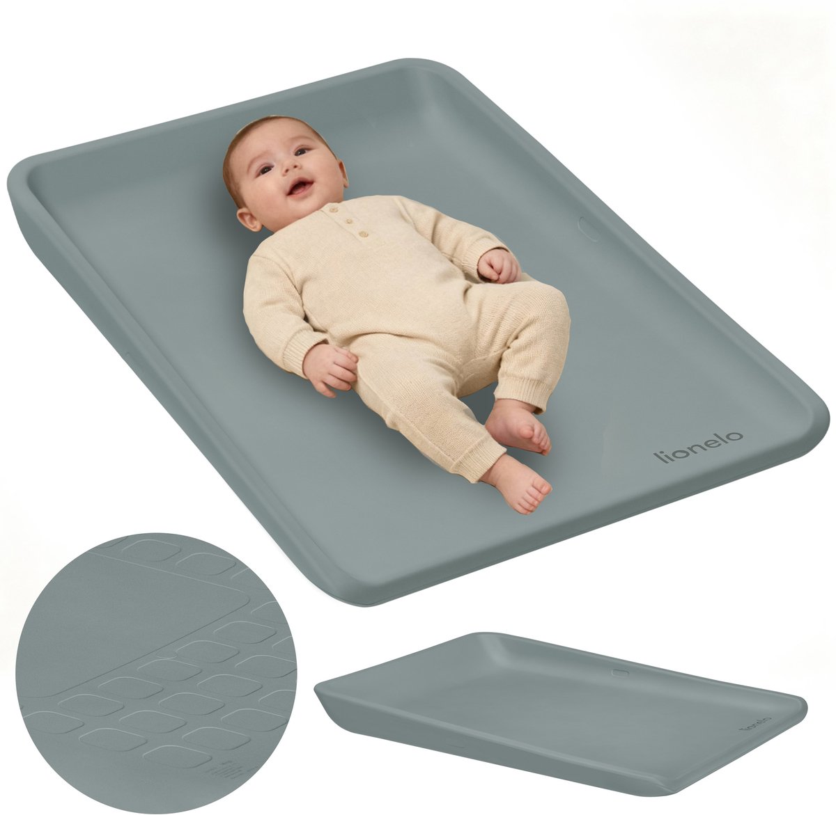 LIONELO Megs Aankleedkussen 70×49×7 cm - Waterdicht Antislip & Veilig