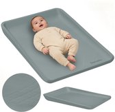 Lionelo Megs Verschoonkussen & Aankleedkussen – Multifunctioneel Waterdicht Verschoonmatje met Verhoogde Randen, Antislip PU-schuim – Comfortabel, Veilig & Hygiënisch (70×49×7 cm)