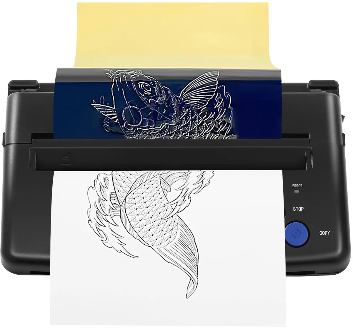 Fubzz Tattoo Stencil Printer - Tattoo Printer - Thermische Printer - Hoge resolutie patronen - Compact en draagbaar ontwerp
