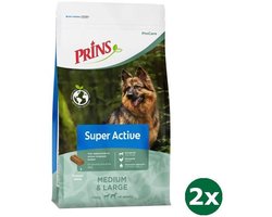 2x12 kg Prins procare super active hondenvoer