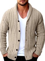Vest van grof gebreid tricot - Oranje - Dame - 15.00€ - Kiabi