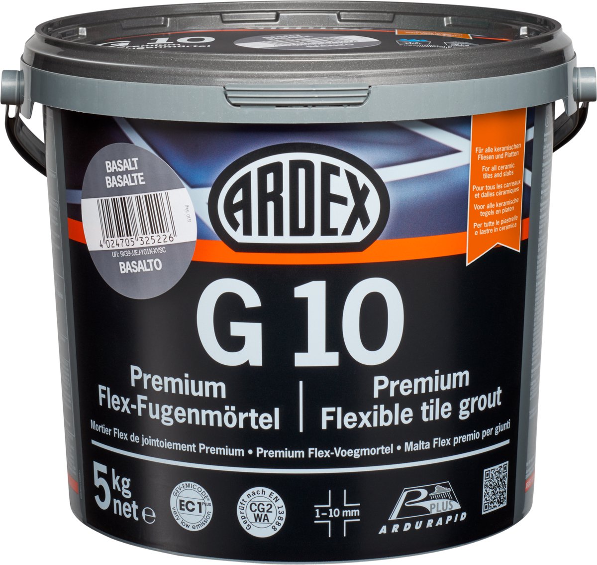 Ardex G10 Premium Flex Voegmortel 5 kg - Donkerbruin