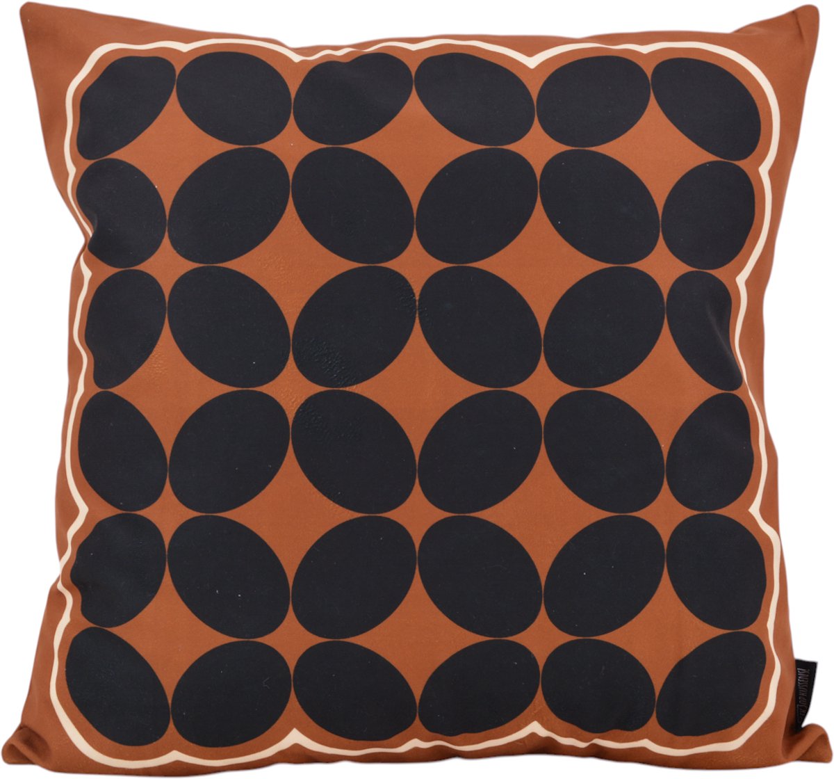 Gek op Kussens! Sierkussen Warm Tones | 45 x 45 cm | Katoen/Polyester bruin-zwart