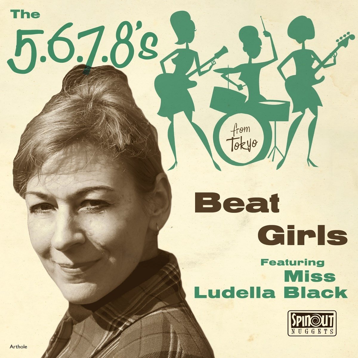 5.6.7.8's (Feat. Miss Ludella Black) - Beat Girls (7" Single)