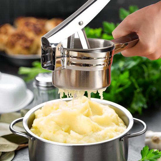 1 - Handmatige sapcentrifuge - Keuken - Multifunctioneel - Onderste gat - Zilver van Merkloos — afbeelding 2