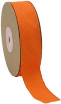 Wired Naturel Cadeaulint Oranje – 25 mm × 20 m