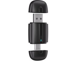 UDUTCH 2-in-1 Carplay Dongle - Android Auto Dongle Geschikt - Carplay Apple Geschikt - Carplay Draadloos Geschikt - Wireless Carplay Geschikt - Android Auto Geschikt - USB-A & USB-C Aansluiting