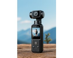 foto van Action Camera HD – Pocket Vintage Camera – Met 270° Draaibare Lens, Wi-Fi & Goede Geluidskwaliteit – Inclusief 6 Accessoires