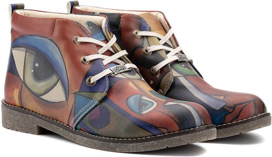 GOBY - Behind your Eyes - Bottine - Bottes femmes - Bottes femme - Bottes femme - Bottine - Fait main - Taille 38