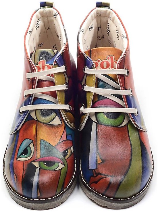 GOBY - Behind your Eyes - Bottine - Bottes femmes - Bottes femme - Bottes femme - Bottine - Fait main - Taille 38