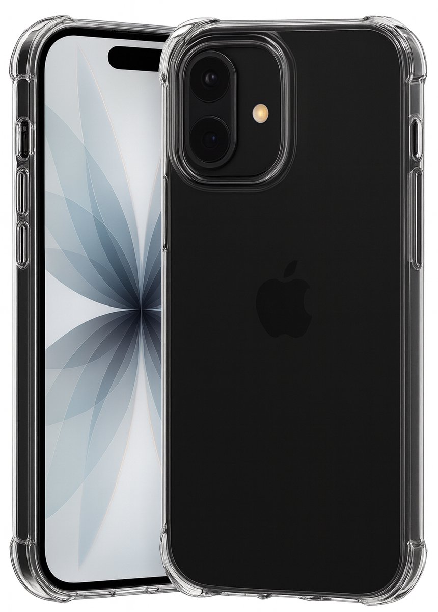 Hoesje geschikt voor iPhone 17 - Shockproof Transparant Back Cover Case
