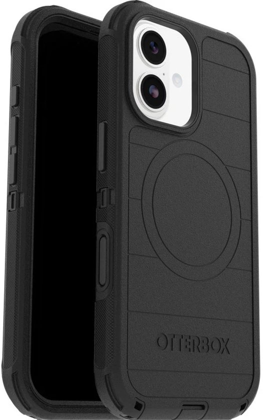 Coque Otterbox Defender Pro compatible avec iPhone 17 - Coque arrière magnétique avec contrôle de l'appareil photo - Zwart