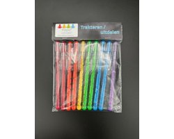 Kinder traktatie uitdeelcadeau | Regenboog doolhof pennen (10 st.)