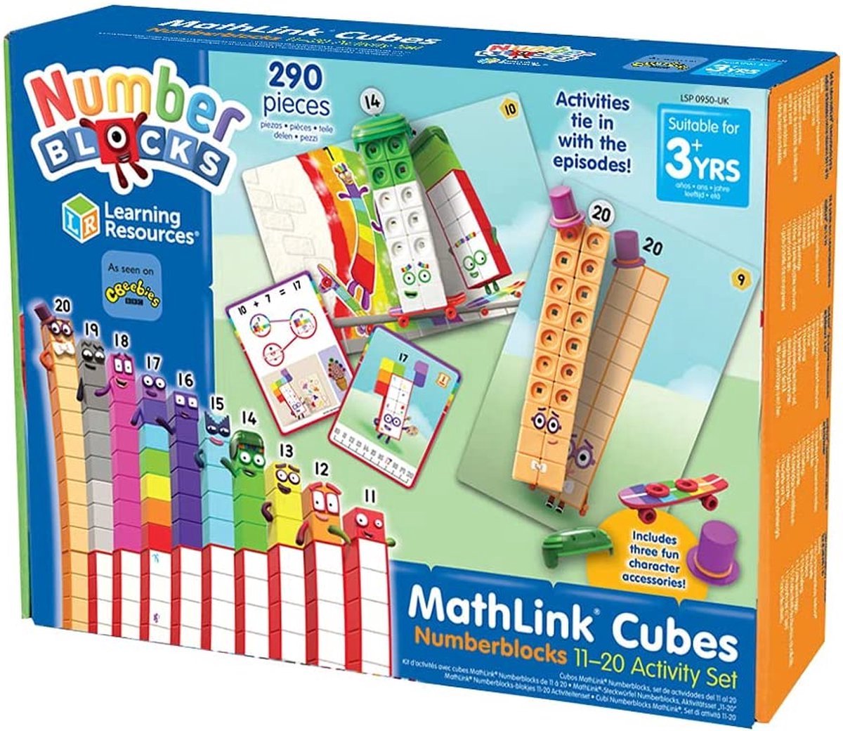 Learning Resources MathLink® Cubes Numberblocks 21-30 Activity Set - 3+ — afbeelding 5