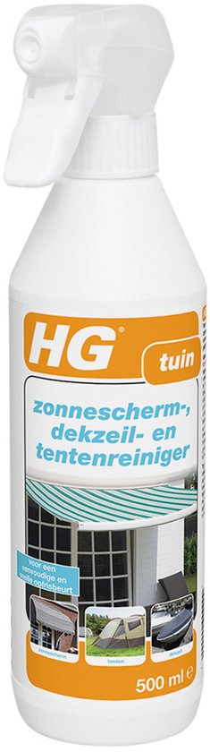zonnescherm schoonmaken hg ervaringen