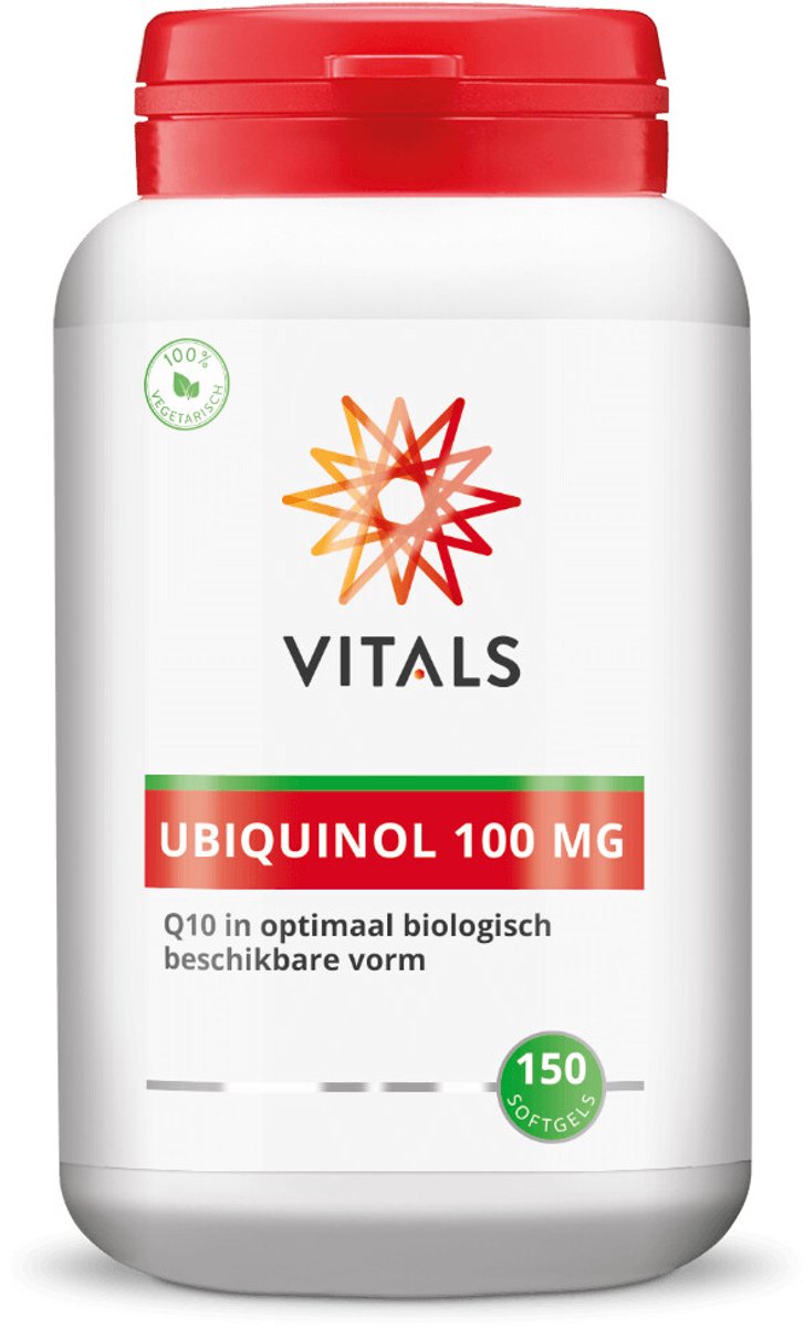Vitals - Ubiquinol 100 mg - 2 x 150 capsules - Voordeelverpakking