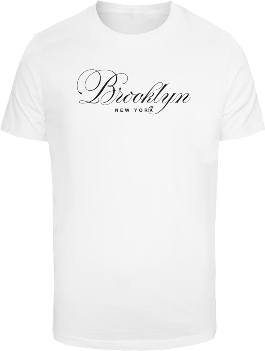 Mister Tee NY Brooklyn Heren Tshirt M Wit