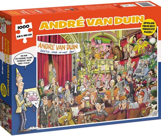 Puzzel - 1000 Stukjes - Andre Van Duin - 60 Jaar In Het Vak