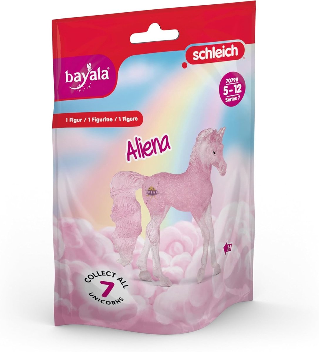 Schleich Bayala Verzameleenhoorn Aliena - glittermanen speelfiguur thumbnail 5