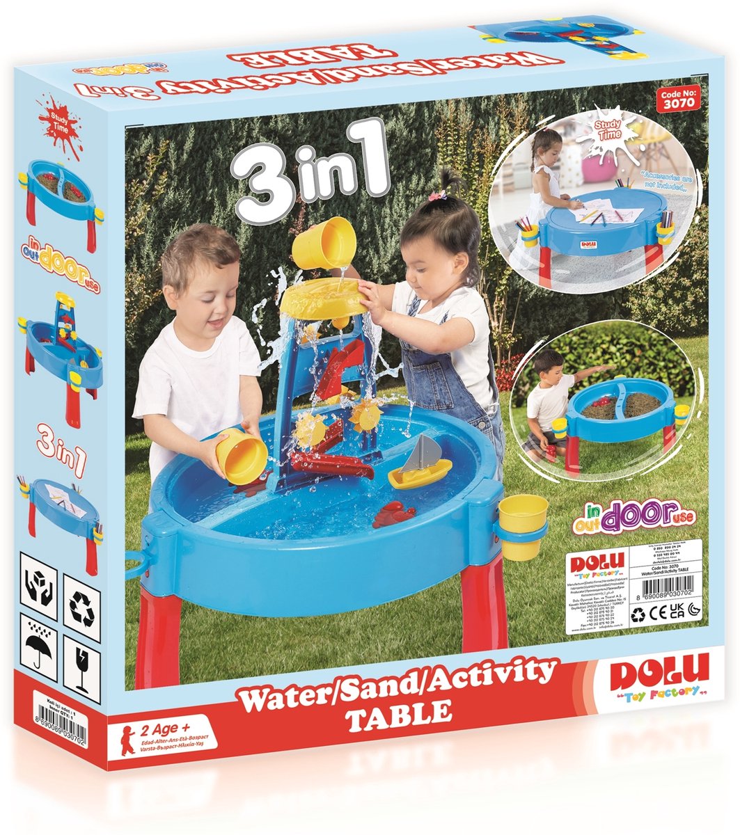 Dolu Zandtafel met Deksel - Zandtafel en Watertafel - Speelgoed - Binnen & Buiten — afbeelding 11
