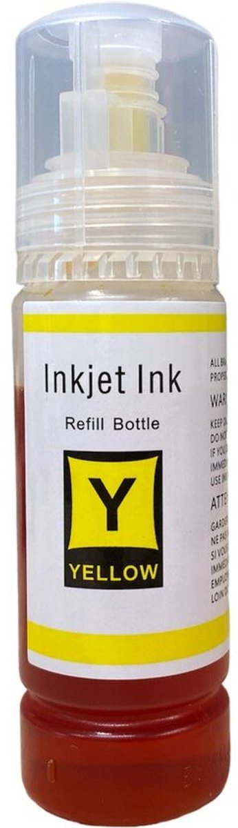 101Y | C13T03V44A Geel - Huismerk inktfles compatible met Epson EcoTank ITS L4150 / Epson EcoTank ITS L4160 / Epson EcoTank ITS L6160 / Epson EcoTank ITS L6170 / Epson EcoTank ITS L6190