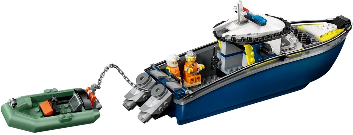 LEGO® City Achtervolging met Politieboot, Drijft Echt - 60456 — afbeelding 17