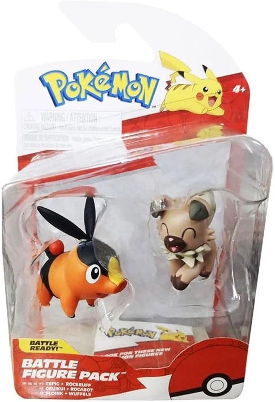 Pokémon - Battle Figure Pack - Tepig & Rockruff