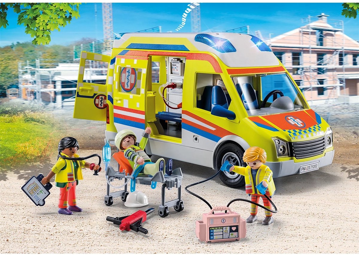 PLAYMOBIL City Life Ambulance met licht en geluid - 71202 — afbeelding 14