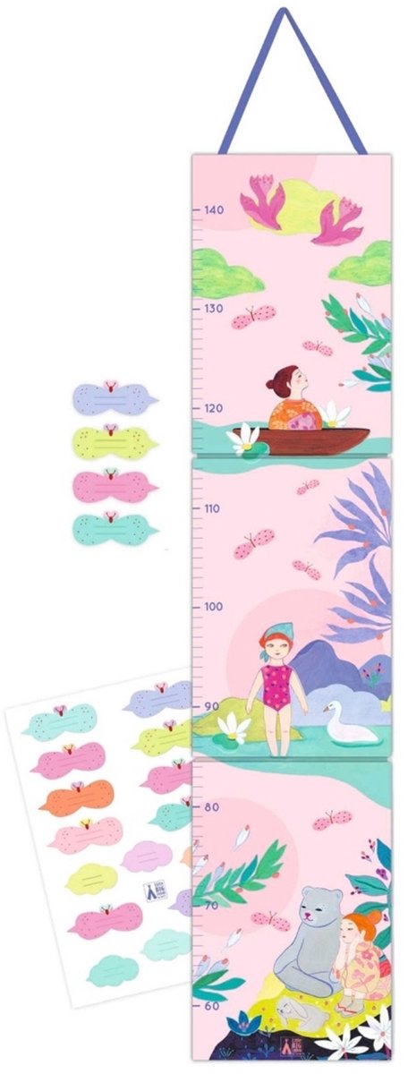 Djeco groeimeter kinderkamer meer - FSC MIX decoratie.
